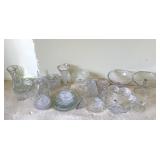 Vintage Pressed Glass Serving & Decorative Pieces
