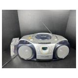 Philips Magnavox CD/Cassette AM/FM Boombox with CD