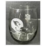 St Louis Cardinals Football Glass