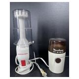 Immersion blender and Spice Grinder