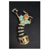 Clown Brooch