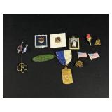 Vintage Pins, Medal & Patriotic Lapel Pins