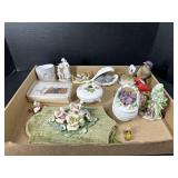 Floral bird Ceramic pieces
