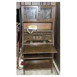 Drop leaf Secretary Hutch
