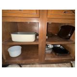 Contents of lower cabinets