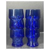 Cobalt Blue Glass Cups