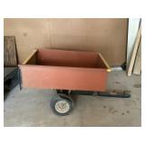 Pull Behind Cub Cadet Metal Wagon
