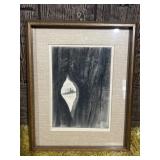 Gerald W. Bernhardt "To Peek Through" Tempera Art