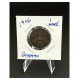 1906 German 1 Mark 90% Silver