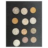 V Nickels, Indian Head Cents, Lincoln Wheat