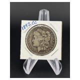 1892 Carson City Morgan Silver Dollar