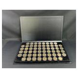 Set Of Gold Plated State Quarters