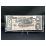 10 Dollar Confederate-Richmond Note Feb 17, 1864