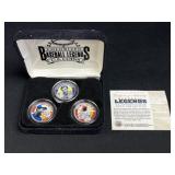 Baseball Legends US Statehood Quarters