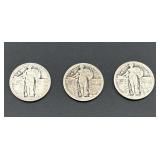 Standing Liberty Quarters