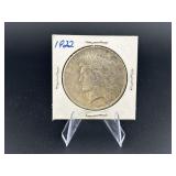 1922 Peace Silver Dollar