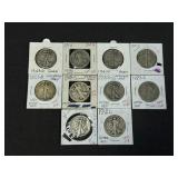 Silver Walking Liberty Half Dollars
