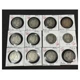 Silver Barber Half Dollars