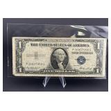 1935E Silver Certificate Blue Seal