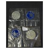 1971S Ike Silver Dollars