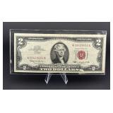 1963 Red Seal 2 Dollar Note