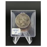 1921 Peace Silver Dollar
