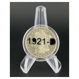 1921 D Morgan Silver Dollar