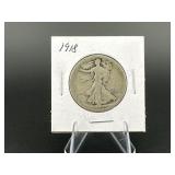 1918 Walking Liberty Half Dollar
