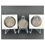 Walking Liberty Half Dollars 1933S, 1934, and 1944