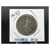 1917S Walking Liberty Half Dollar