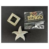Starfish brooch and more