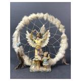 Native American Angel Dreamcatcher Figurine