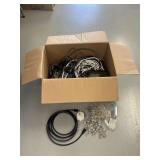 Box of lights and wires