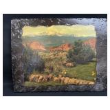 Print on wood frame