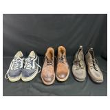 Vans, Eastlands, and frye Shoes size 11-12