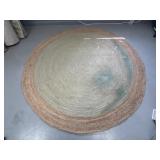 Large Woven Oval Rug