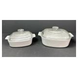 Corningware Plain White Bake Dishes