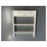 White Hanging Display Shelf