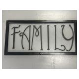 Family window decor