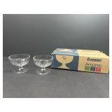 6 Sorbet Arcoroc cups