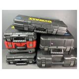 7 DeWalt & Other Hard Plastic Tool Cases