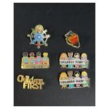 Children first pins