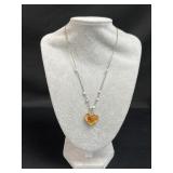 Sterling Silver heart necklace
