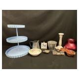 Metal dessert stand and more