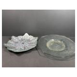 Two large serving platters