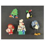 Christmas brooches