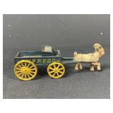 Cast iron Express Goat Wagon