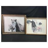 Cow and horse pictures