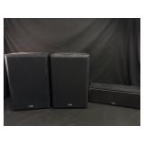 KLH Model 900B Speakers with 5050 Center Channel