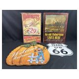 Texas Route 66 Sign, Fisherman Sign, and More